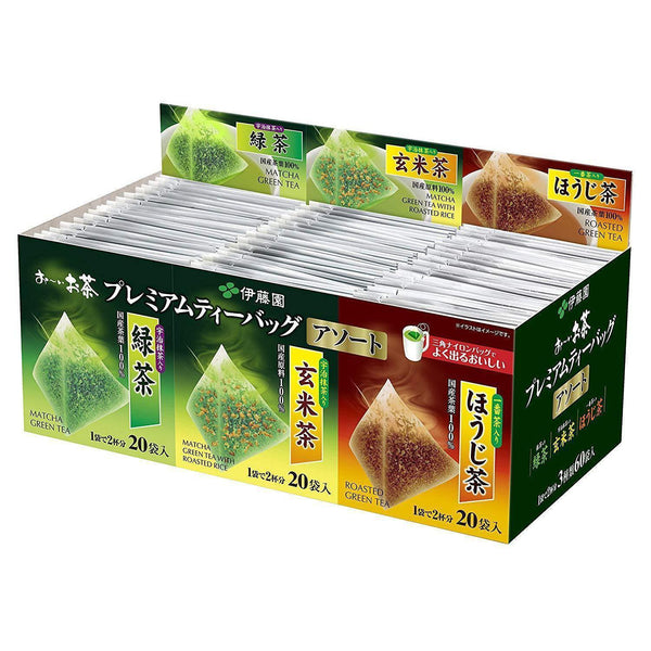 Itoen Oi Ocha Premium Japanese Green Tea Assortment 60 Bags-Japanese Taste