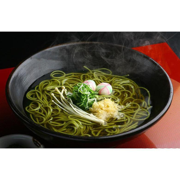 Itohkyuemon Matcha Green Tea Soba Noodles 200g-Japanese Taste