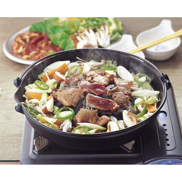 Iwachu Cast Iron Jingisukan Grill Pot with Handle 23006-Japanese Taste