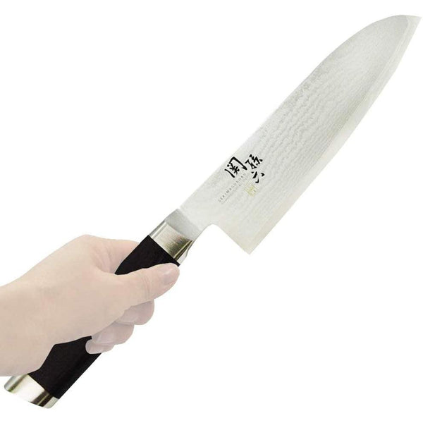 KAI Seki Magoroku Damascus Santoku Knife 165mm AE5200, Japanese Taste