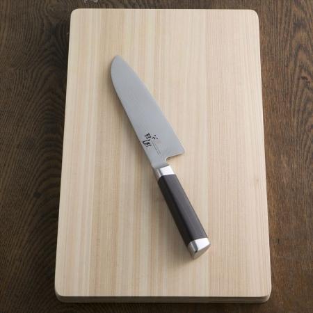 KAI Seki Magoroku Damascus Santoku Knife 165mm AE5200, Japanese Taste