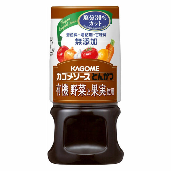 Kagome Low Sodium Additive Free Organic Tonkatsu Sauce 160ml-Japanese Taste