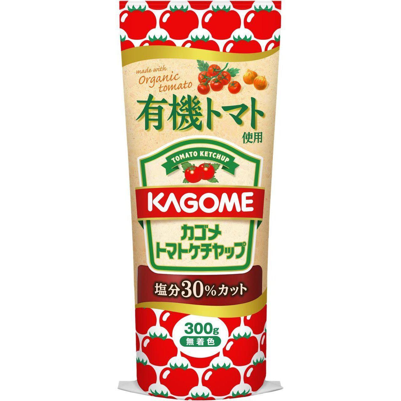 Kagome Low Sodium Japanese Organic Ketchup 300g, Japanese Taste