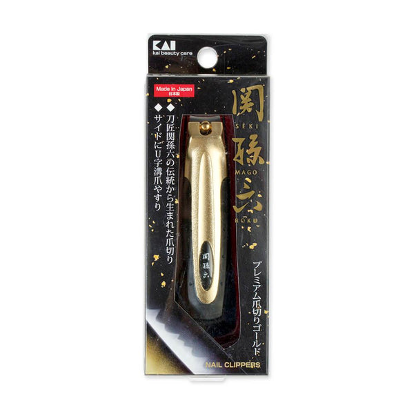 Kai Seki Magoroku Premium Nail Clipper Type 101 Gold HC3542-Japanese Taste