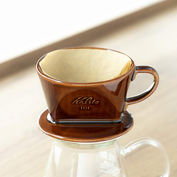 Kalita Ceramic Coffee Dripper 101 Brown-Japanese Taste
