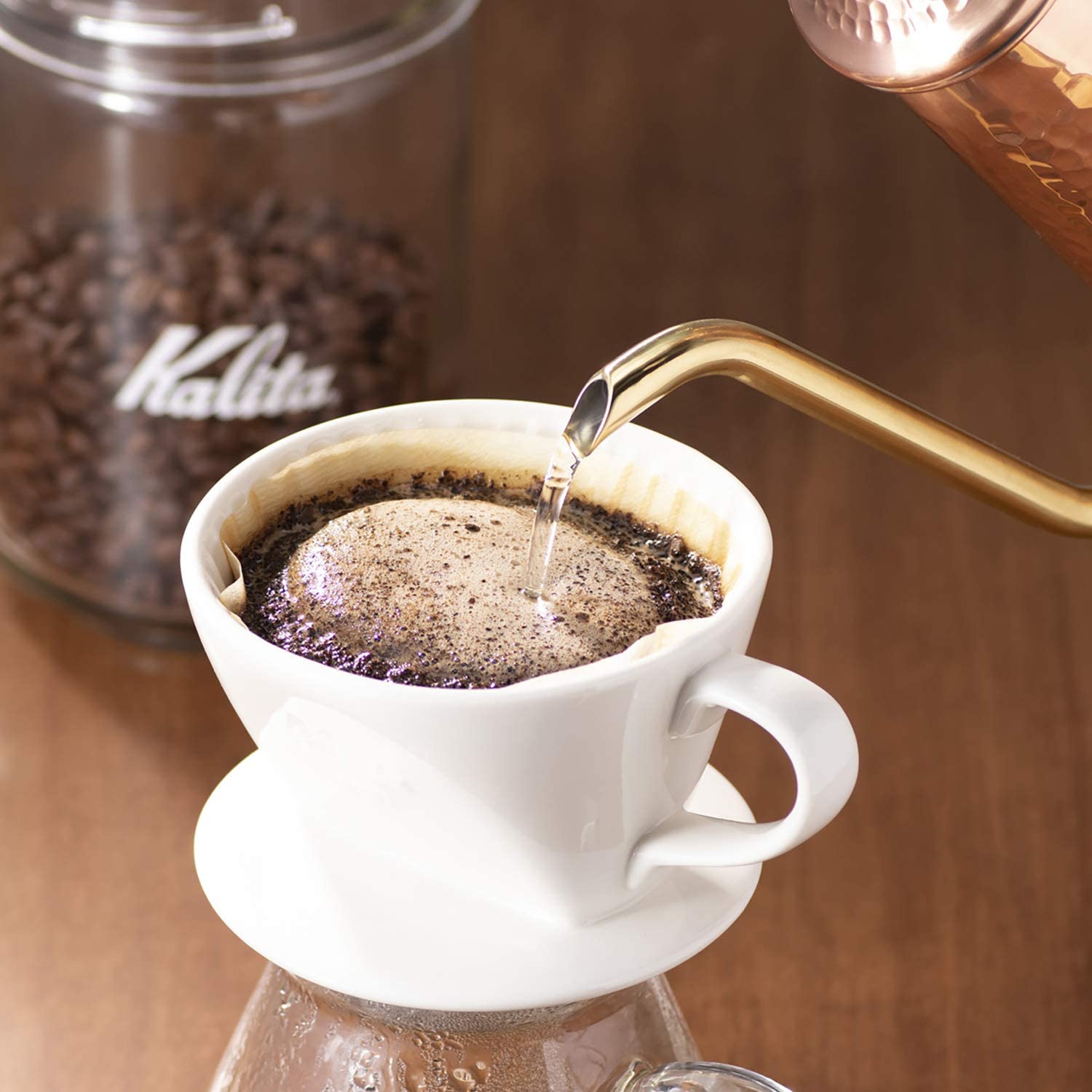 Kalita Copper Drip Coffee Pot Slim 700CU – Japanese Taste