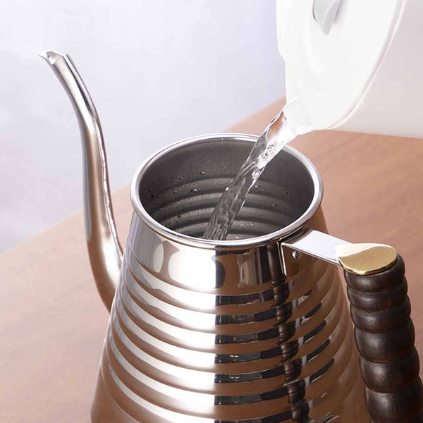 Kalita SSW Hand Drip Gooseneck Kettle (Stainless Steel Pour Over Coffee Pot) 1L-Japanese Taste