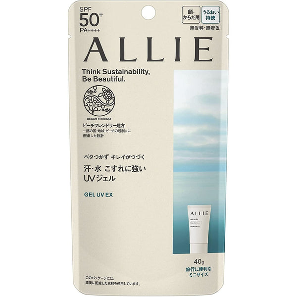 Kanebo Allie Gel Sunscreen UV EX (Coral Reef Safe Sunscreen) SPF50+ PA++++ 40g, Japanese Taste