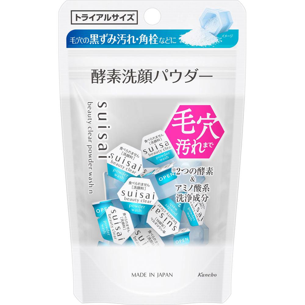 Kanebo Suisai Beauty Clear Powder Facial Wash 0.4g x 15pcs, Japanese Taste