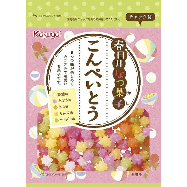 Kasugai Konpeito Japanese Sugar Candy 5 Flavors Assortment 85g, Japanese Taste