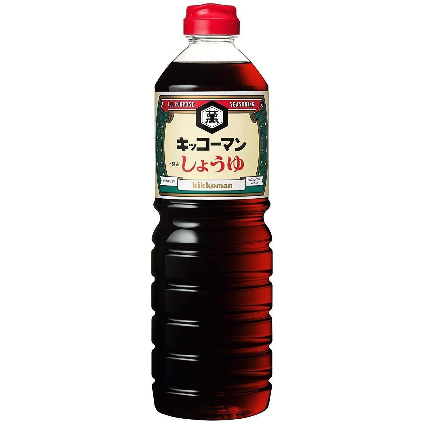 Kikkoman Koikuchi Shoyu Japanese Dark Soy Sauce 1L – Japanese Taste