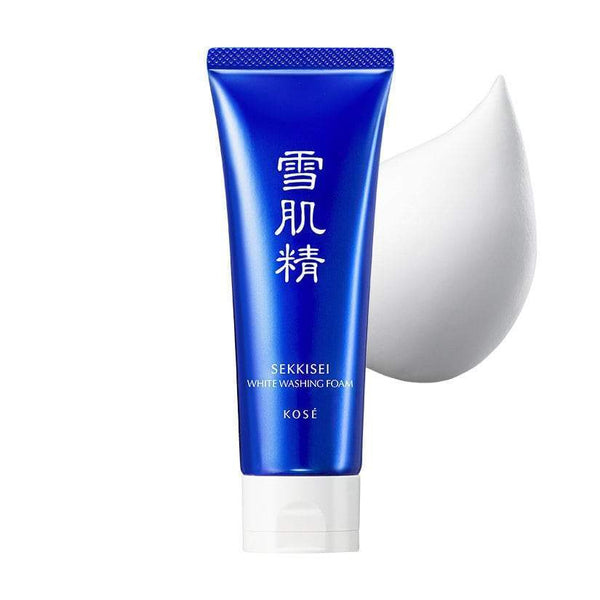 Kosé Sekkisei White Washing Foam Facial Cleanser 130g, Japanese Taste