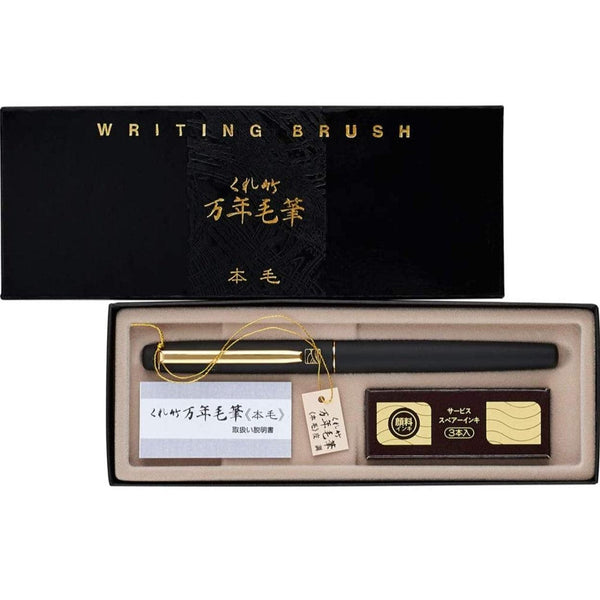 Kuretake Black Gold Japanese Fountain Pen DV140-40-Japanese Taste
