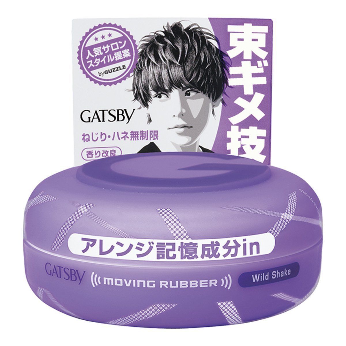 Mandom Gatsby Moving Rubber Hair Wax Wild Shake 80g-Japanese Taste