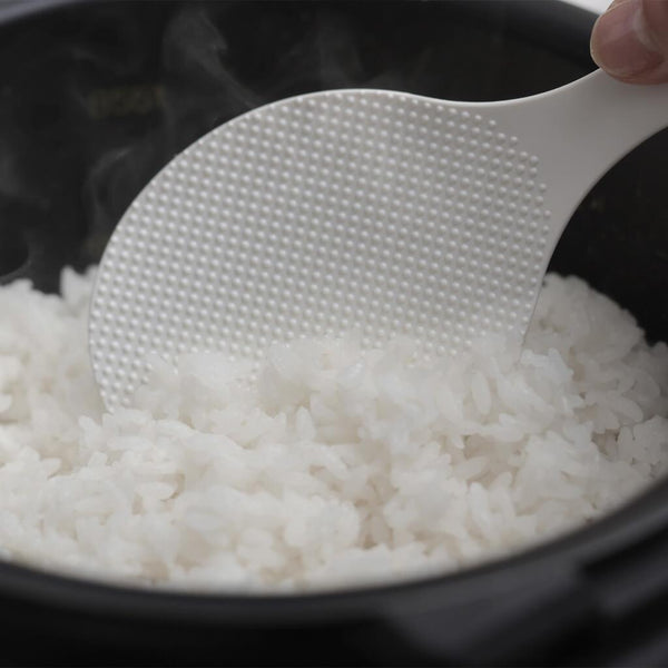 Marna Shamoji Self Standing Rice Scoop White, Japanese Taste