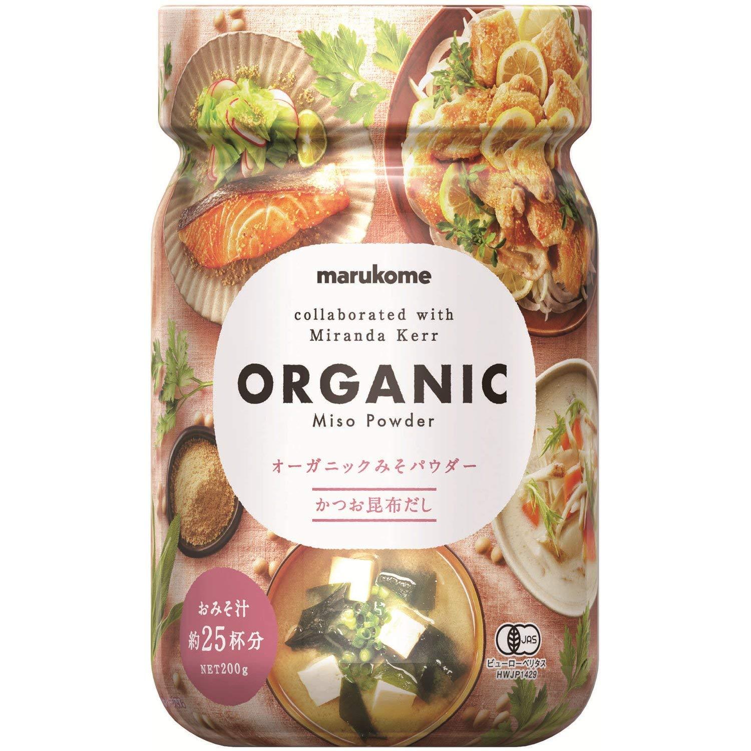 Marukome Organic Miso Powder with Bonito and Kelp Dashi 200g, Japanese Taste