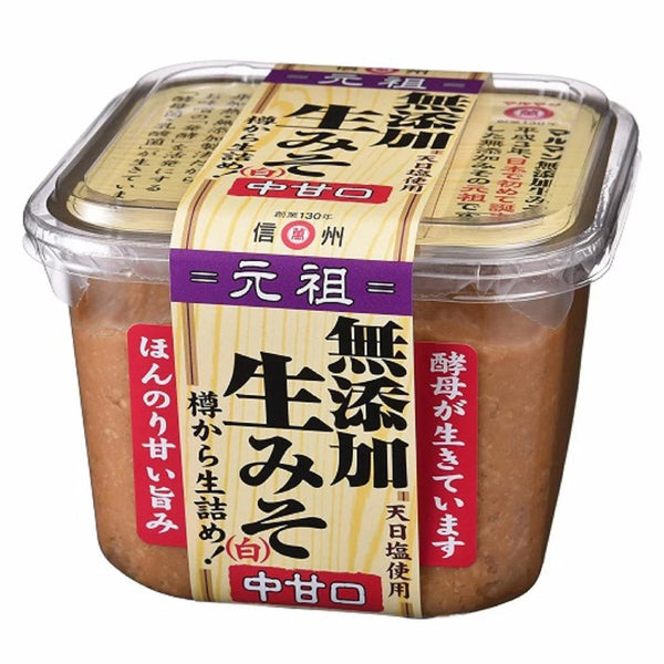 Maruman Mutenka Natural Nama Shiro White Miso Paste 750g-Japanese Taste