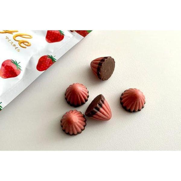 Meiji Apollo My Style Strawberry Chocolate Less Sugar 41g-Japanese Taste
