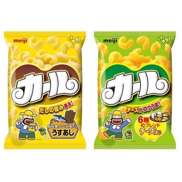 Meiji Karl Corn Puff Snack Cheese & Light Salt Flavor (Pack of 2 Bags) –  Japanese Taste