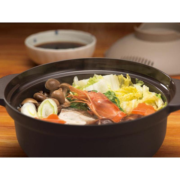 Microwavable Nabemono Pot for Single Serving 1.5L KB-700, Japanese Taste