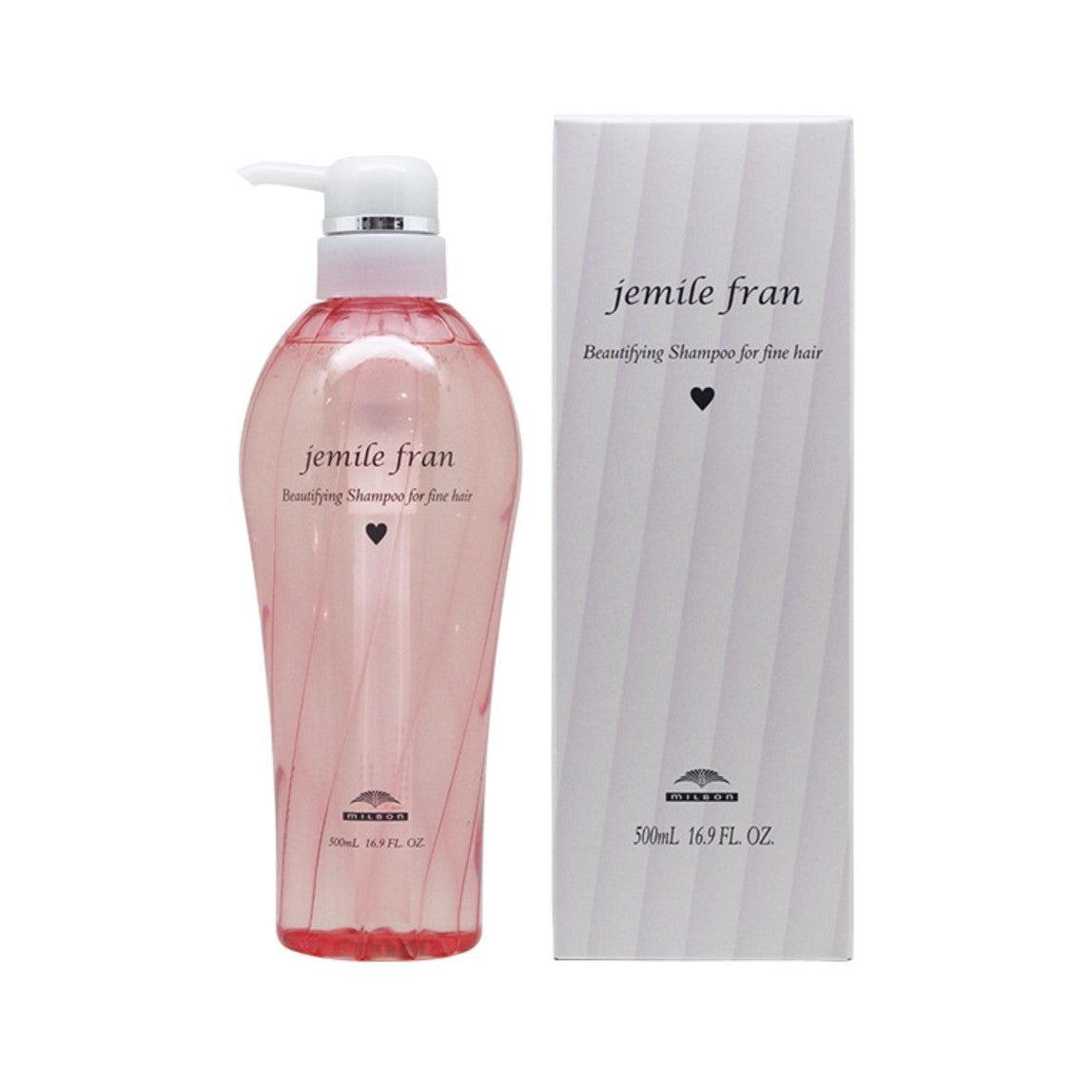 Milbon Jemile Fran Shampoo for Fine Hair 500ml, Japanese Taste