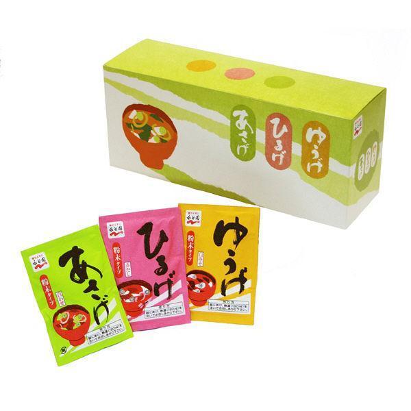 Nagatanien Instant Miso Soup 3 Types Assortment Box 30P-Japanese Taste