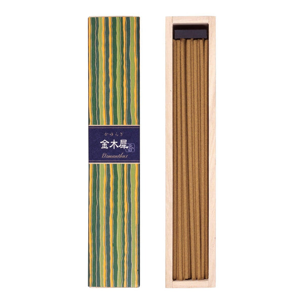 Nippon Kodo Kayuragi Kinmokusei Japanese Incense Stick Osmanthus 40 Sticks, Japanese Taste