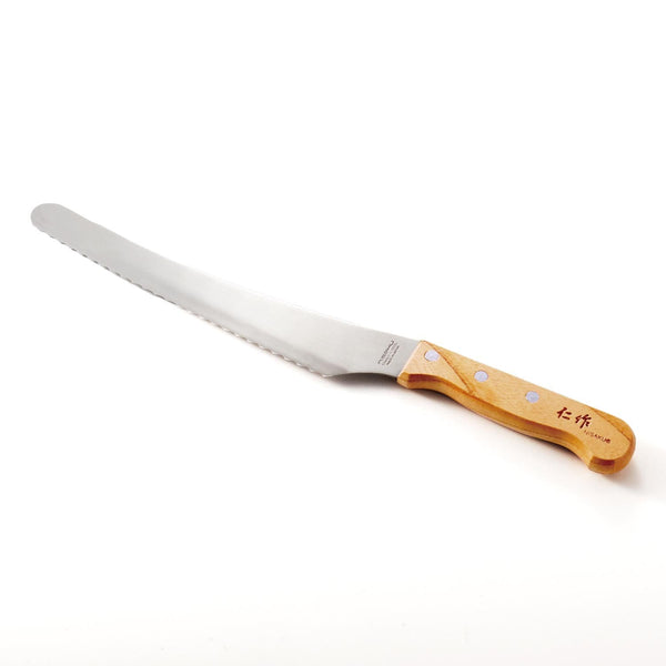 Nisaku Bread Slicer Stainless Steel Wave Blade Bread Knife 3010 440mm, Japanese Taste