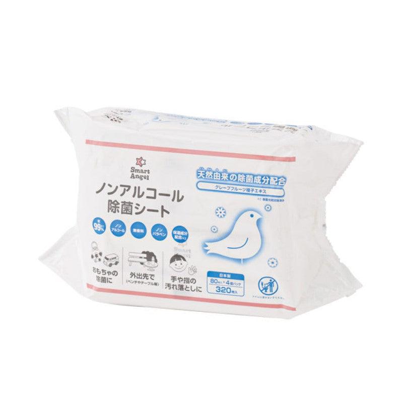Nishimatsuya Smart Angel Alcohol Free Disinfecting Wipes 320 Sheets-Japanese Taste