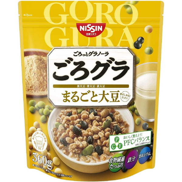 Nissin Gorogura Japanese Granola Cereal Mixed Beans 360g, Japanese Taste
