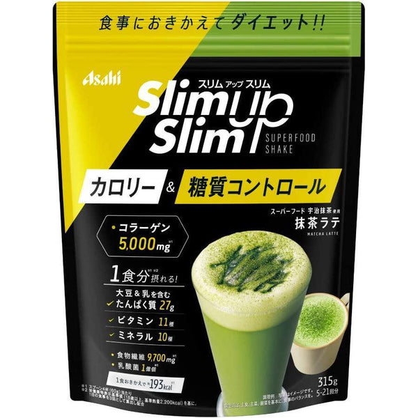P-1-ASHI-SLMMCH-360-Asahi Slim Up Slim Meal Replacement Shakes Matcha Latte Flavor 315g.jpg