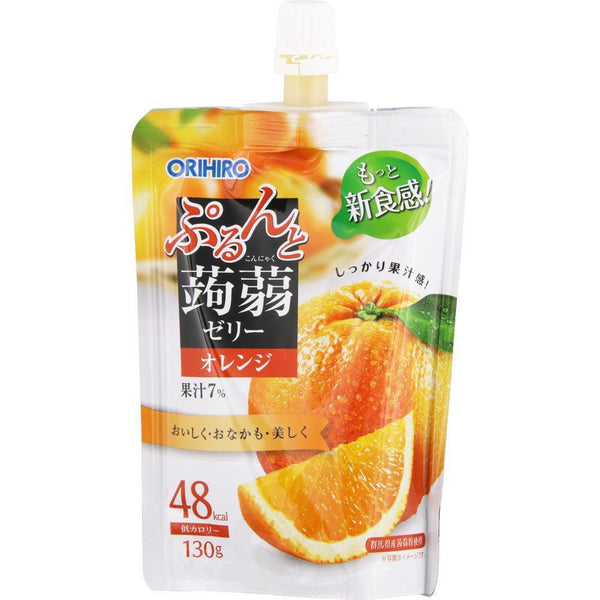 P-1-ORIH-KNJORA-130-Orihiro Drinkable Konjac Jelly Drink Orange Flavor 130g.jpg