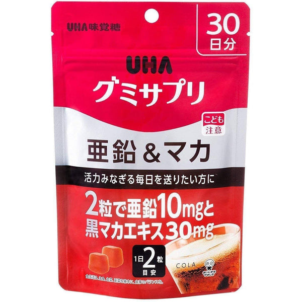 P-1-UHA-GUM-SP-60-UHA Mikakuto Zinc & Maca Gummy Supplement Cola Gummies 60 ct.jpg