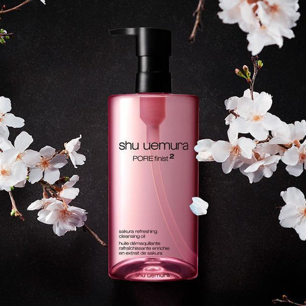 P-3-SHUE-PFICLO-SA450-Shu Uemura Porefinist2 Sakura Refreshing Cleansing Oil 450ml.jpg