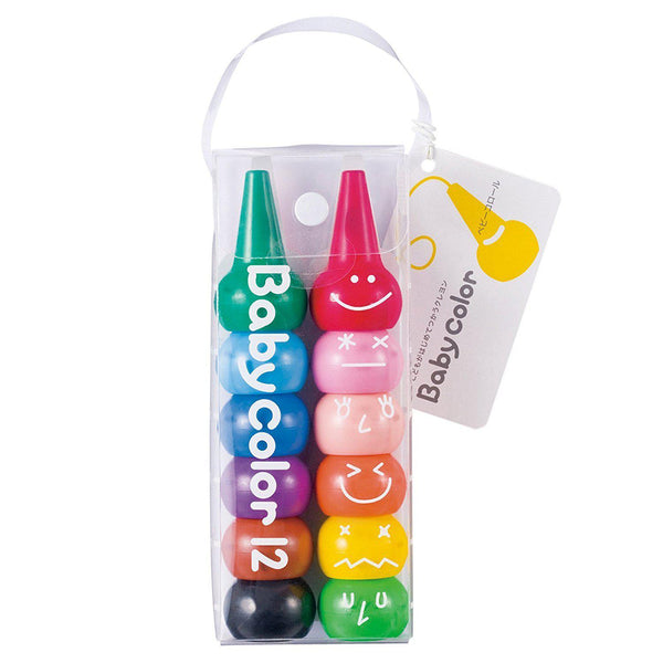 Rangs Japan Baby Color Crayons 12 Colors, Japanese Taste