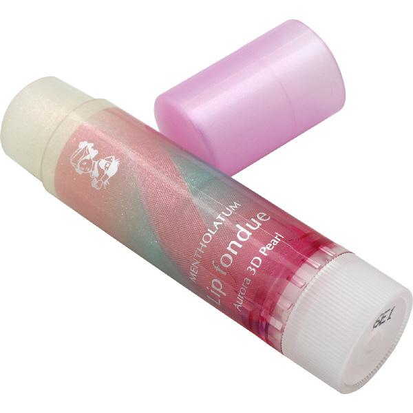 Rohto Mentholatum Lip Fondue Aurora 3D Pearl Cosmetic Lip Balm 4.2g-Japanese Taste