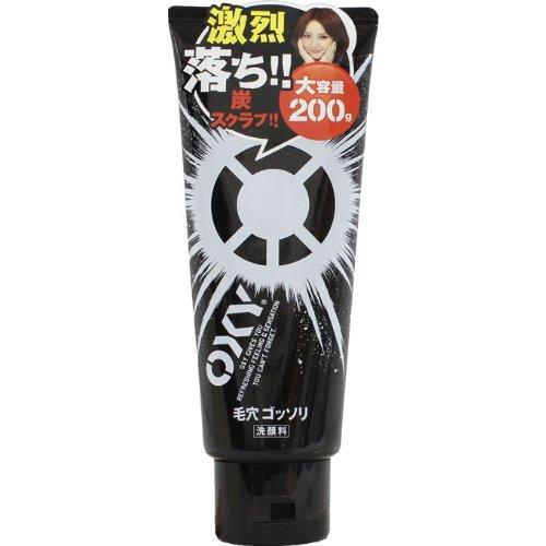 Rohto Oxy Deep Face Wash Men’s Charcoal Cleanser 200g-Japanese Taste