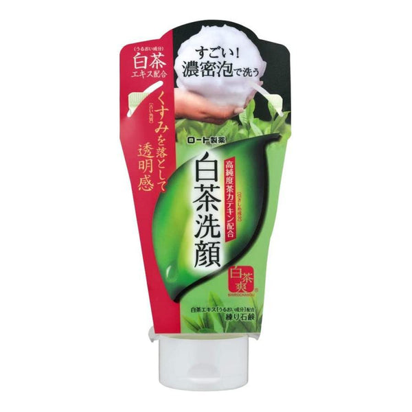 Rohto Shirochasou White Tea Face Wash Foam 120g-Japanese Taste