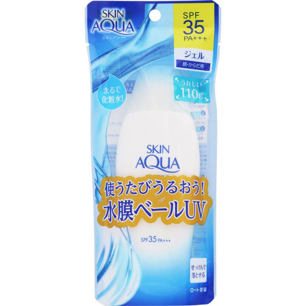 Rohto Skin Aqua Moisture Gel Sunscreen SPF35 PA+++ 110g, Japanese Taste
