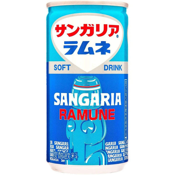 Sangaria Ramune Soda Japanese Soda Pop Drink 190g (Box of 30 Cans)-Japanese Taste