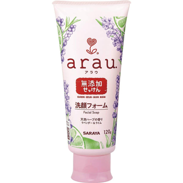 Saraya Arau Chemical Free Face Wash for Sensitive Skin 120g-Japanese Taste