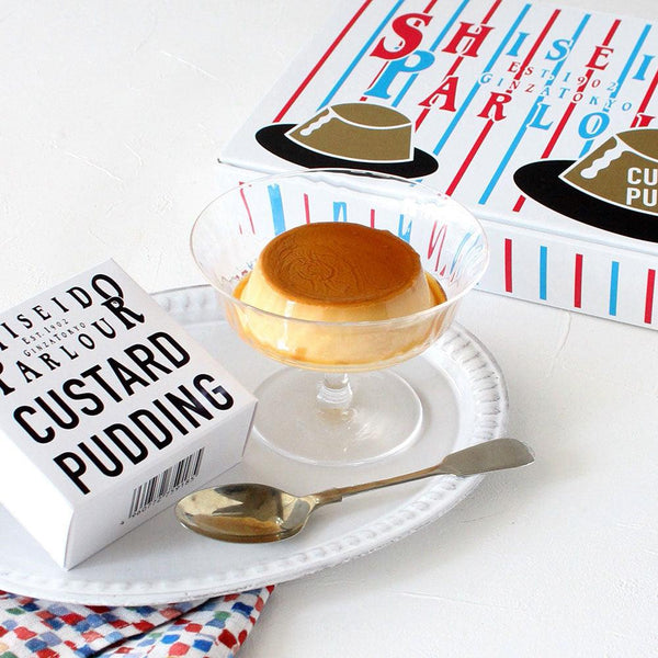 Shiseido Parlour Custard Pudding 6 Units, Japanese Taste