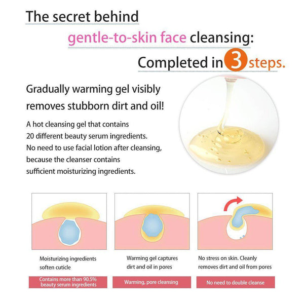 Skinvill Hot Cleansing Gel Moisturizing Cleanser 200g-Japanese Taste