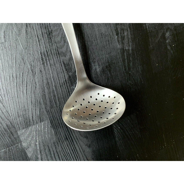 Sori Yanagi Stainless Steel Skimmer Spoon 298mm-Japanese Taste
