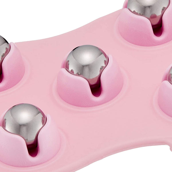 Sunpac Q'tebody Handheld Body Massager Coral Pink-Japanese Taste