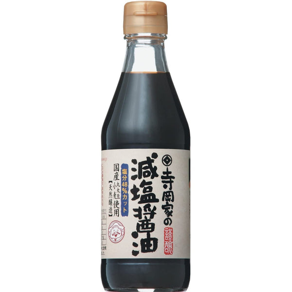 Teraoka Low Sodium Shoyu (Less Salt Japanese Soy Sauce) 300ml, Japanese Taste