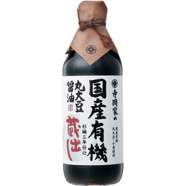 Teraoka Organic Shoyu Japanese Barrel Aged Soy Sauce 500ml-Japanese Taste