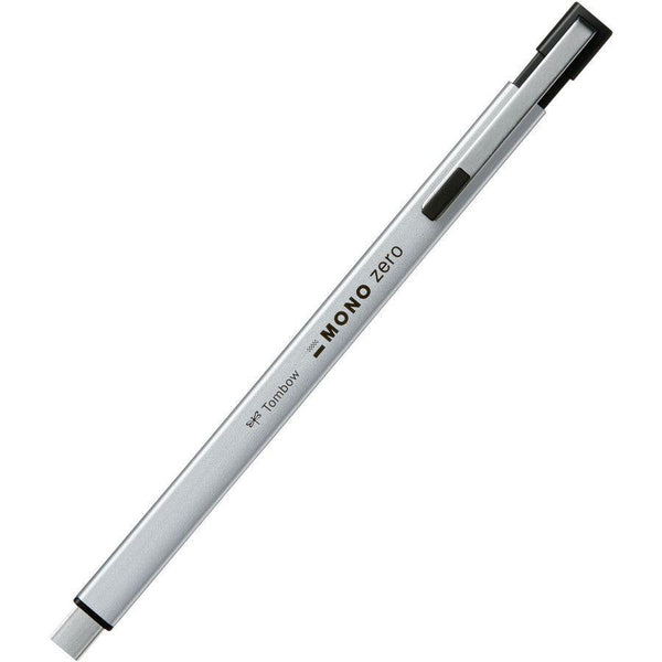 Tombow Pencil Mono Zero Metal EH-KUMS04 Eraser, Square, Silver