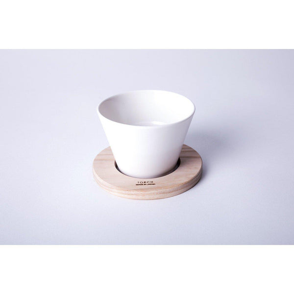 Torch Donut White Porcelain Coffee Dripper-Japanese Taste