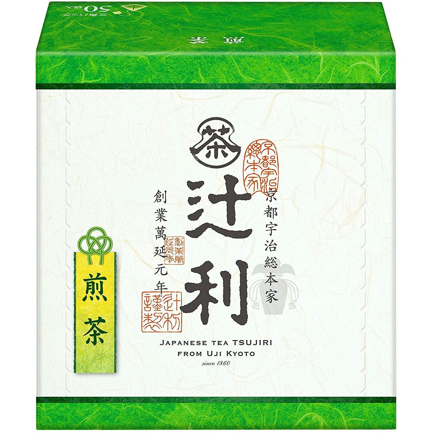 Tsujiri Japanese Sencha Green Tea Bags 50 ct., Japanese Taste